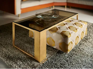 HIRO - Rectangular glass coffee table _ Former In Italia